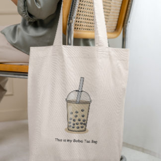 C'est mon Boba Tea et mon sac à lait