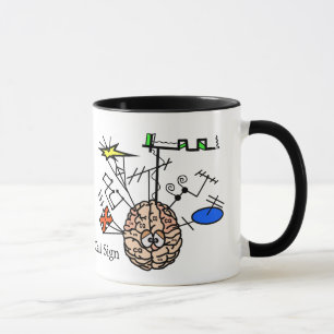 C'est mon cerveau sur la tasse de radio-amateur -