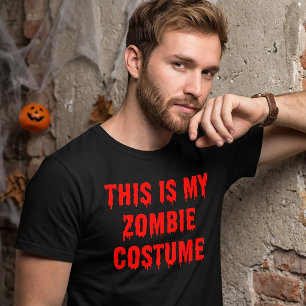 C'est mon costume de zombie T-Shirt Halloween