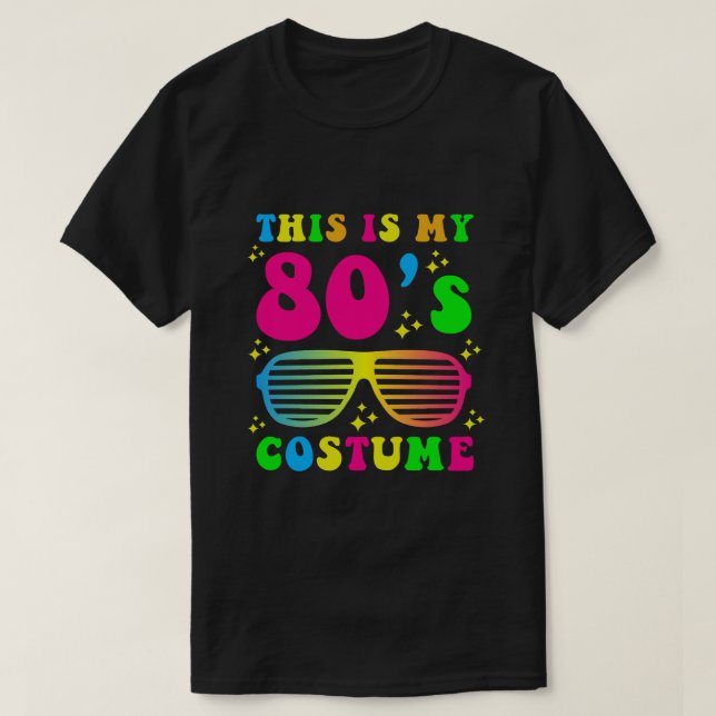 C'est mon costume T-shirt 80's 90's Party (Design devant)