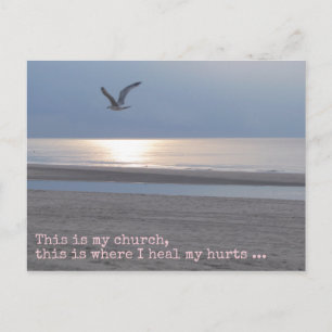 C'est mon église   Citation Inspiration Carte post