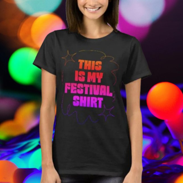 C'est Mon T-Shirt À Dégradé De Festival (Créateur téléchargé)