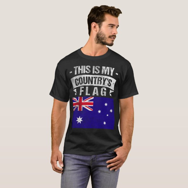 C'est mon T-shirt australien de drapeau du drapeau (Devant entier)