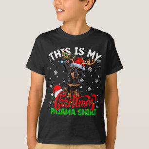 C'est Mon T-shirt De Noël Laid De Chien Teckel