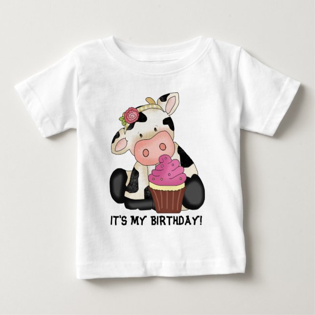 C'est mon T-shirt de vache à anniversaire (Devant)