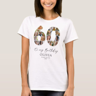 C'est mon T-Shirt photo personnalisé pour mon 60e 