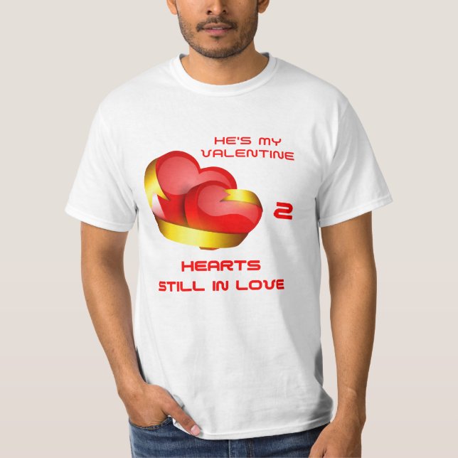 C'est mon T-shirt Saint Valentin (Devant)