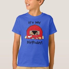 C'est My Birthday Youth Grange and Animals T-Shirt