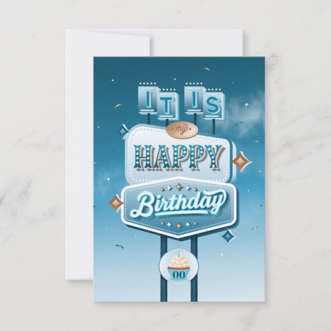 C'est My Happy Birthday Party Invitation (petit) (Devant)