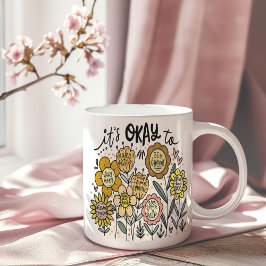 C'est Okay Pour Bohème Mug Floral