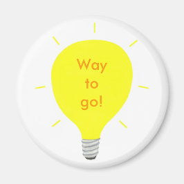 C'est parti ! Magnets de l'ampoule positive Affirm