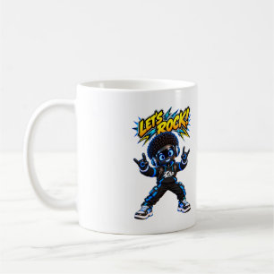 C'est parti pour le rock ! Mug à café Rock and Rol
