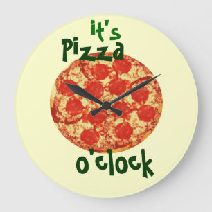 C'est Pizza O'clock Horloge