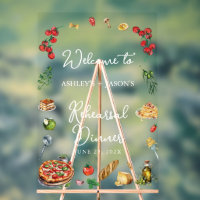 C'est plus Rehearsal Dinner signe de bienvenue
