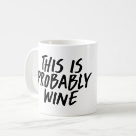 C'est probablement tasse de café de vin