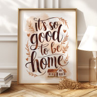 C'est si bon d'être à la maison décoration murale