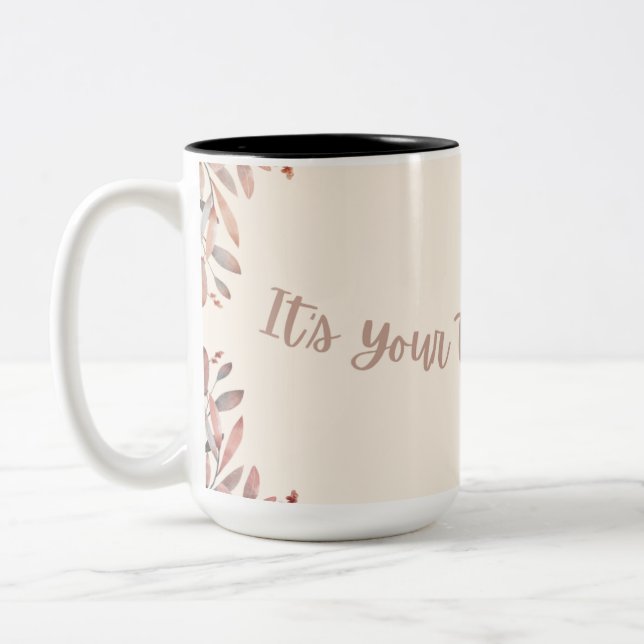 C'est ton temps de fleur-tasse de café, tasse de t (Gauche)