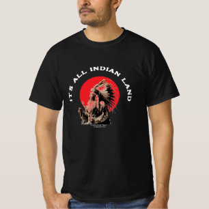 C'est tout Indien Terre Amérindien T-shirt de base