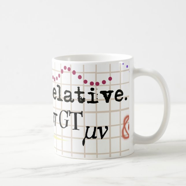 C'est toute la tasse relative de relativité (Droite)