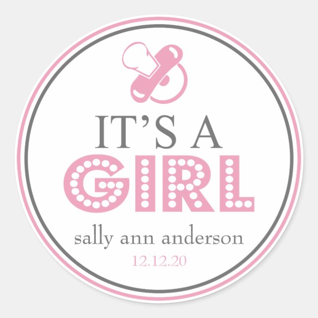 C'est un Autocollant de Faveur Pacificateur Girl ( (Devant)