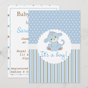 C'est un Baby shower garçon Invitation