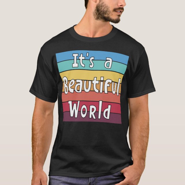 C'est un beau T-shirt World (Devant)