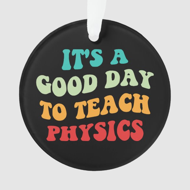 C'est un bon jour pour apprendre la physique I (devant)