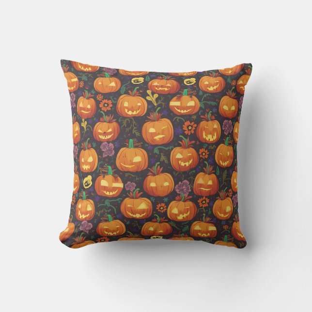 C'est un coussin citrouille douillet. (Recto)
