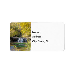 C'est un Étiquette de adresse de chute d'eau de Do