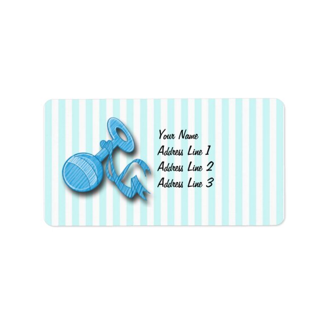 C'est un garçon - Baby shower de bétail Étiquettes (Devant)