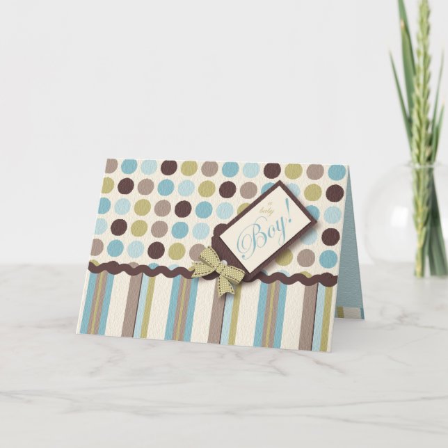 C'est un garçon ! Carte (Devant)