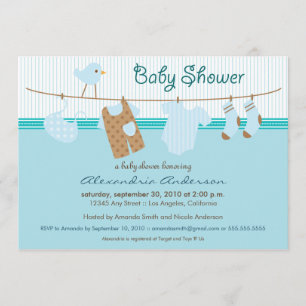 C'est un garçon ! Invitation Baby shower de la lig