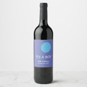 C'est un Garçon Moderne étiquette de vin blanc bla
