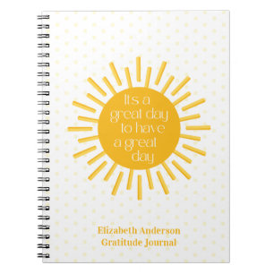 C'est un grand jour Journal de Gratitude du Soleil