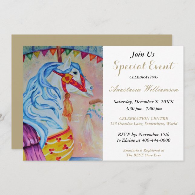 C'EST UN INVITATION DE FÊTE DE GARÇON (Devant / Derrière)