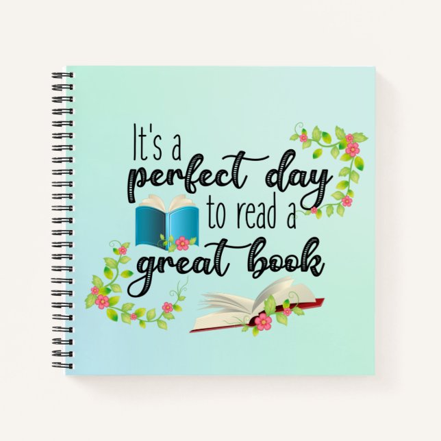 C'est un jour parfait pour lire un grand livre (Devant)