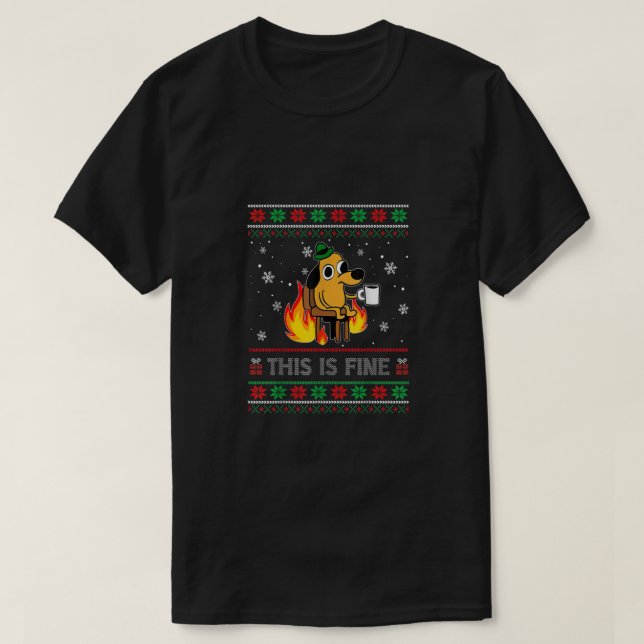 C'Est Un Mème De Chien Faux Drôle Chaud Sweat De N (Design devant)