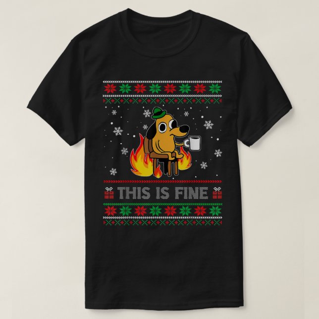 C'Est Un Mème De Chien Faux Drôle Chaud Sweat De N (Design devant)