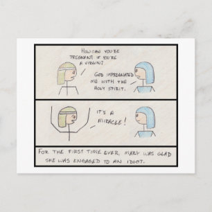 "C'est un miracle !" Carte postale