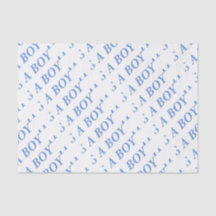 C'est un papier de soie de soie de GARÇON (bleu)