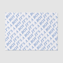 C'est un papier de soie de soie de GARÇON (bleu)