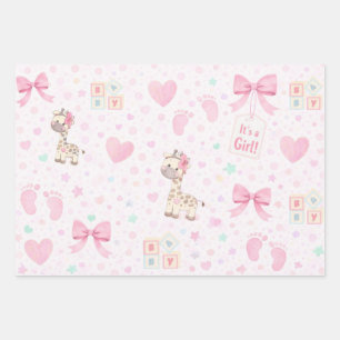C'est un papier d'emballage pour une baby shower p