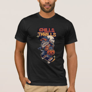 c'est un t-shirt noir avec un design esthétique