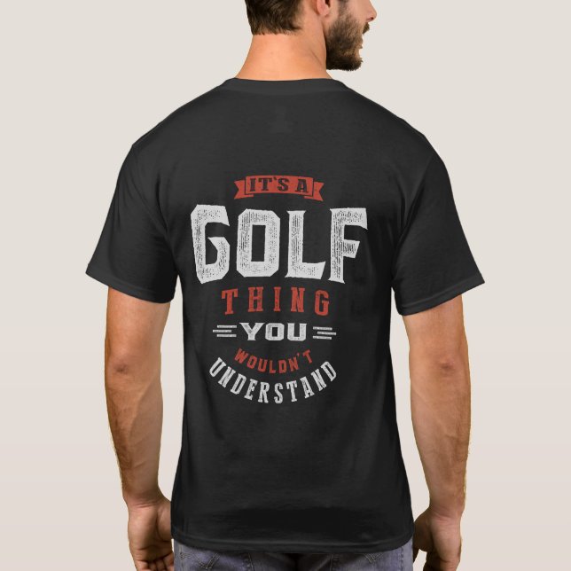 C'est un truc de golf | T-shirt (Dos)