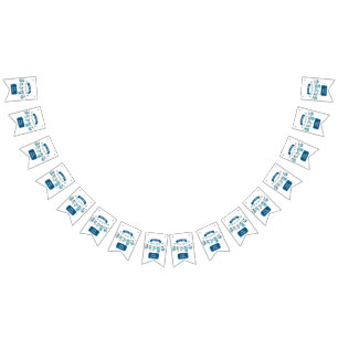 C'est une bannière de Bunting Baby shower garçon