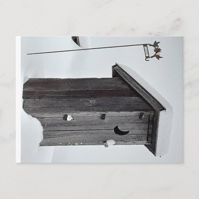 c'est une belle carte postale hivernale. (Devant)