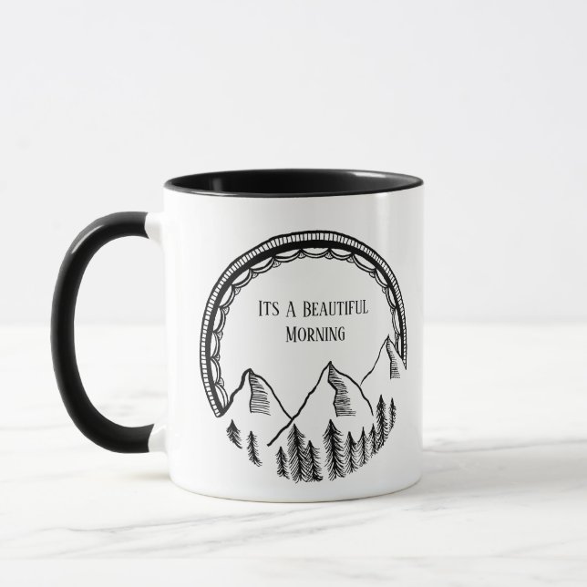 C'est une belle tasse de café de matin (Gauche)