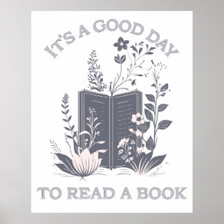 C'est une bonne journée pour lire un livre, Poster