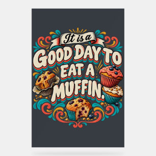 C'est une bonne journée pour manger un muffin