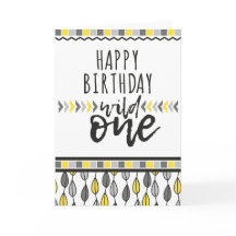 C'est une carte d'anniversaire sauvage